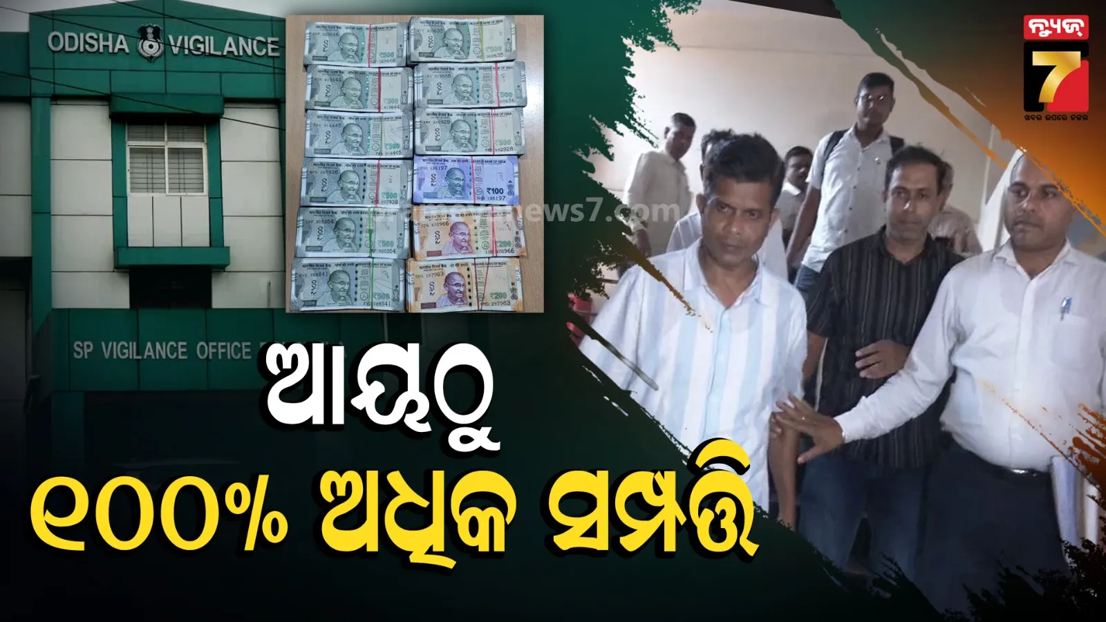 ୫ ଲକ୍ଷ ଟଙ୍କା ଲାଞ୍ଚ ନେଇ ଧରାପଡ଼ିଥିଲେ, ଜେଲ୍ ଗଲେ ଅବକାରୀ ଅଧୀକ୍ଷକ ; ୯୩ ଲକ୍ଷର ଆୟ ବହିର୍ଭୂତ ସମ୍ପତ୍ତି ଠାବ