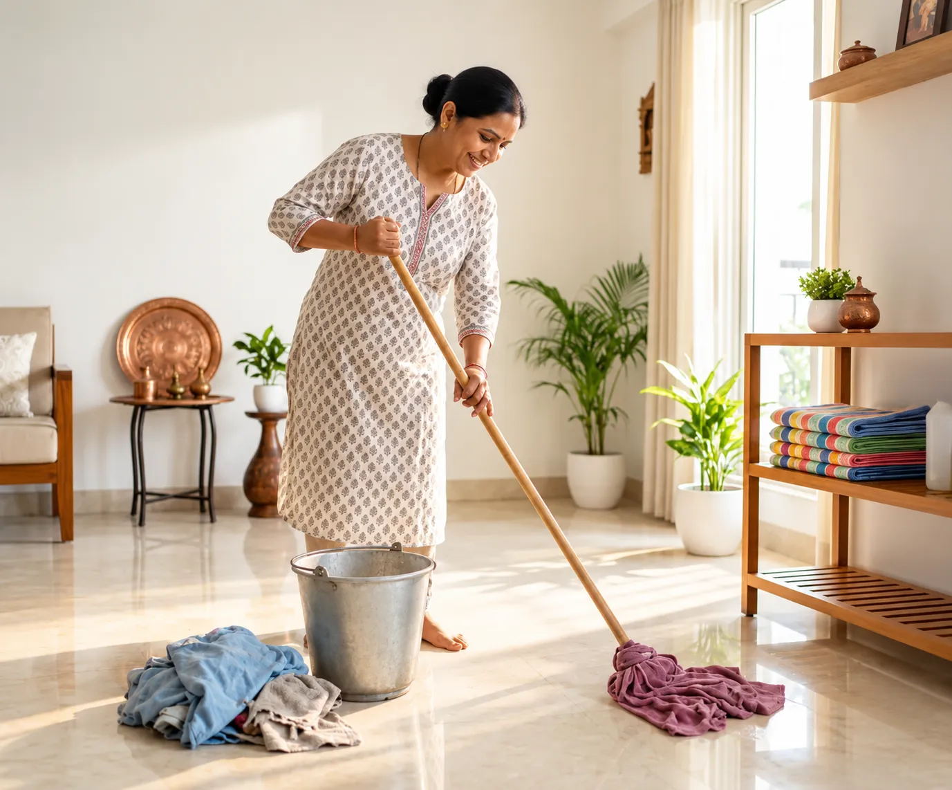 Use Old Clothes for Mopping?