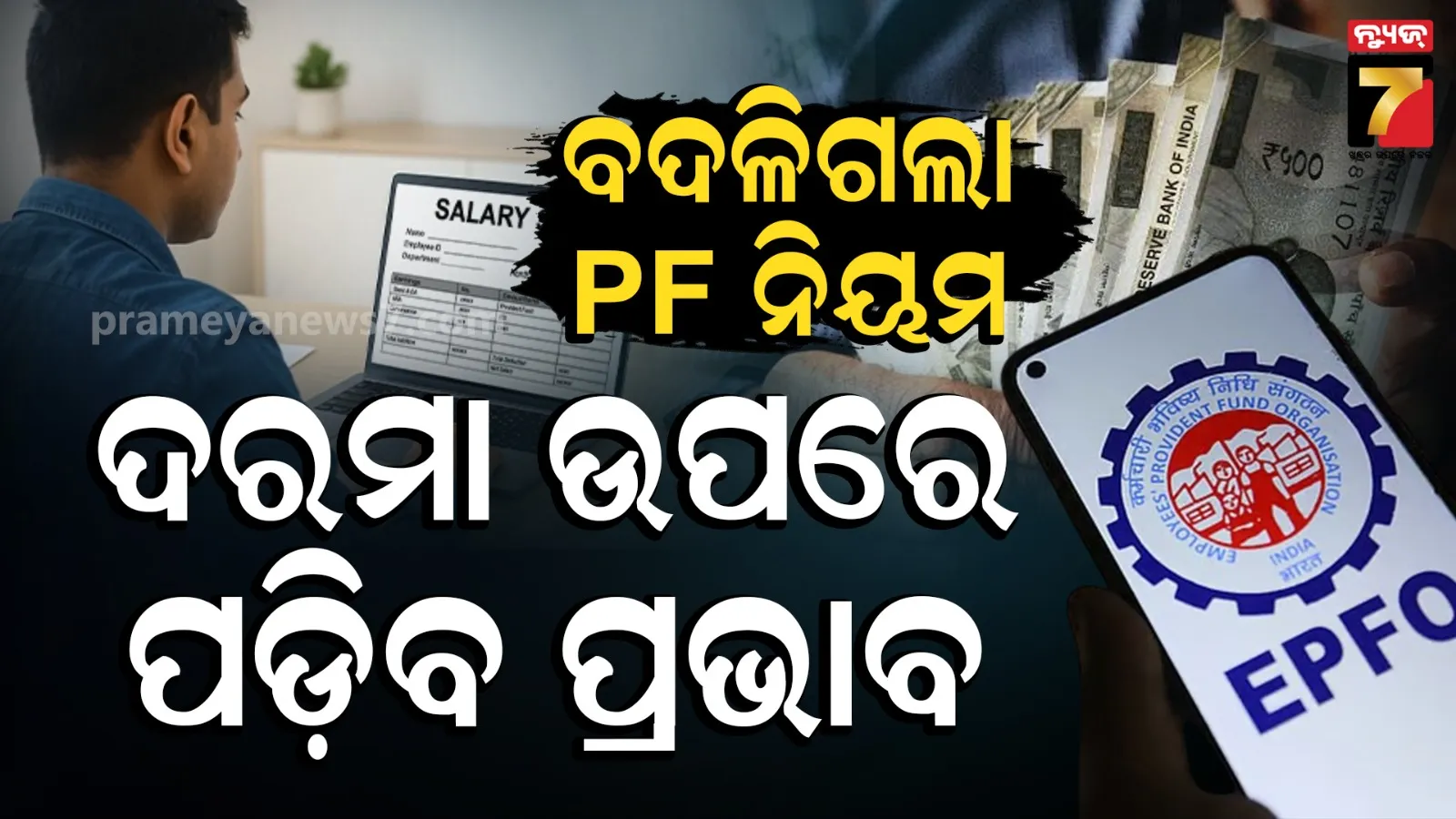 Infographic explaining new EPF salary limit hike from 15000 to 25000 rupees