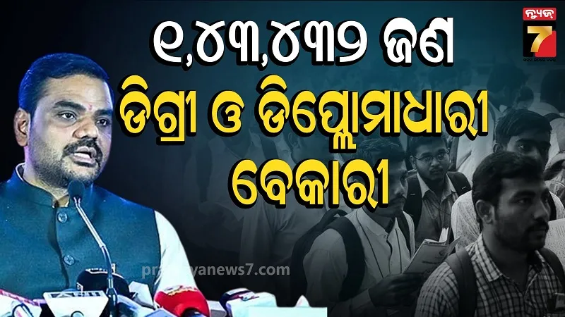 Over 13 Lakh Unemployed Youth Registered in Odisha