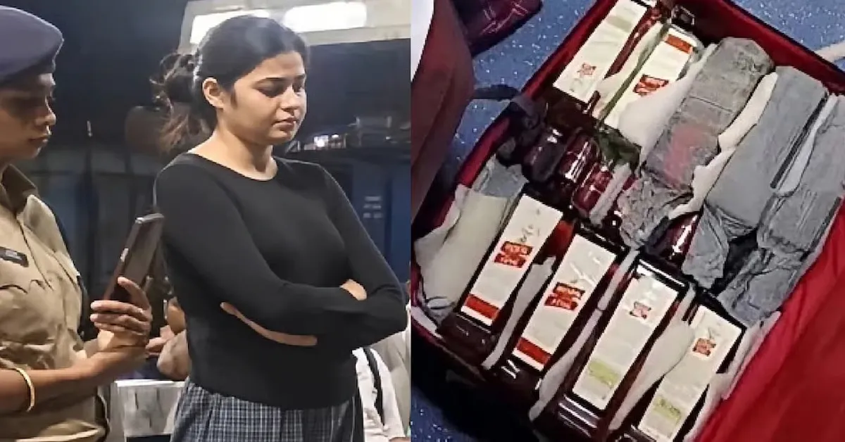 25-Year-Old Graduate Neha Jha Arrested With Rs 1.5 Lakh Liquor on Swatantrata Senani Express 