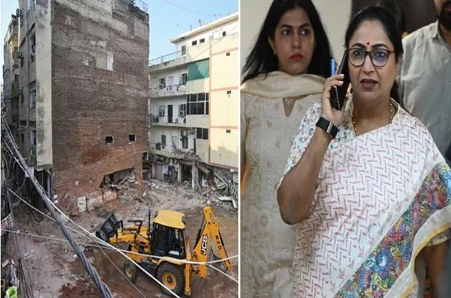 Delhi Satya Niketan PG Collapse