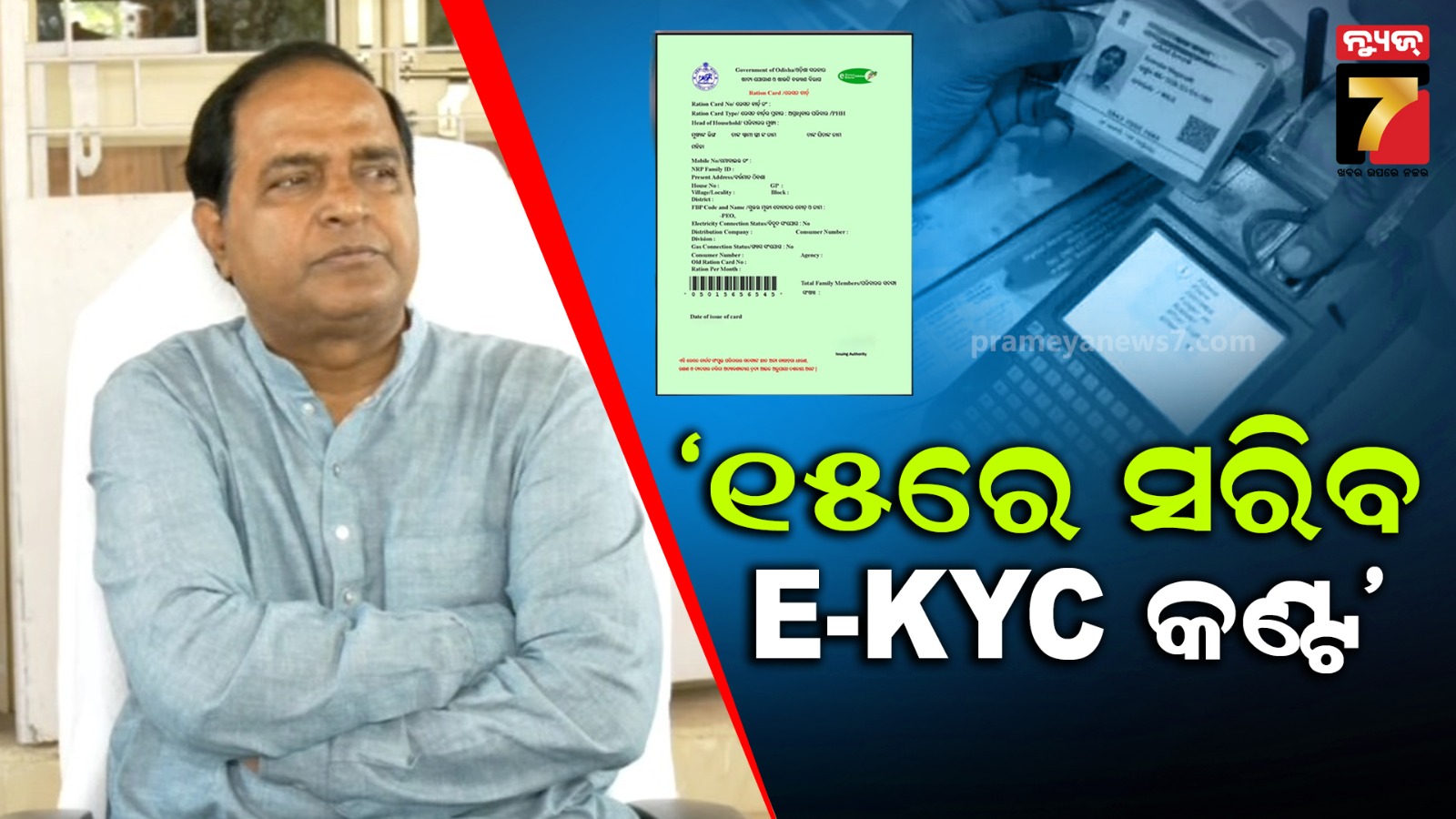 ଫେବୃଆରୀ ୧୫ରେ ପୂରିବ ରାସନ କାର୍ଡ E-KYC କଣ୍ଟ, ଅଯୋଗ୍ୟ ହିତାଧିକାରୀ କାର୍ଡ ନଫେରାଇଲେ ଆକ୍ସନ